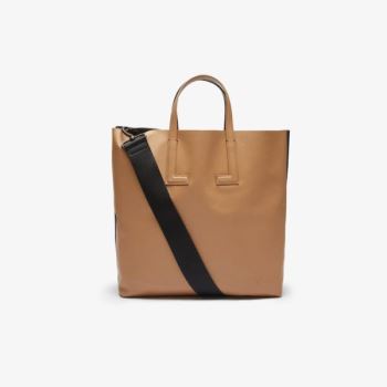 Lacoste Fashion Show Two-Tone Leather Double Tote Dámské - Totes Černé | CZ-UJeXXK